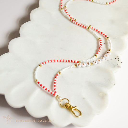 NEW! Christmas Badge Lanyard