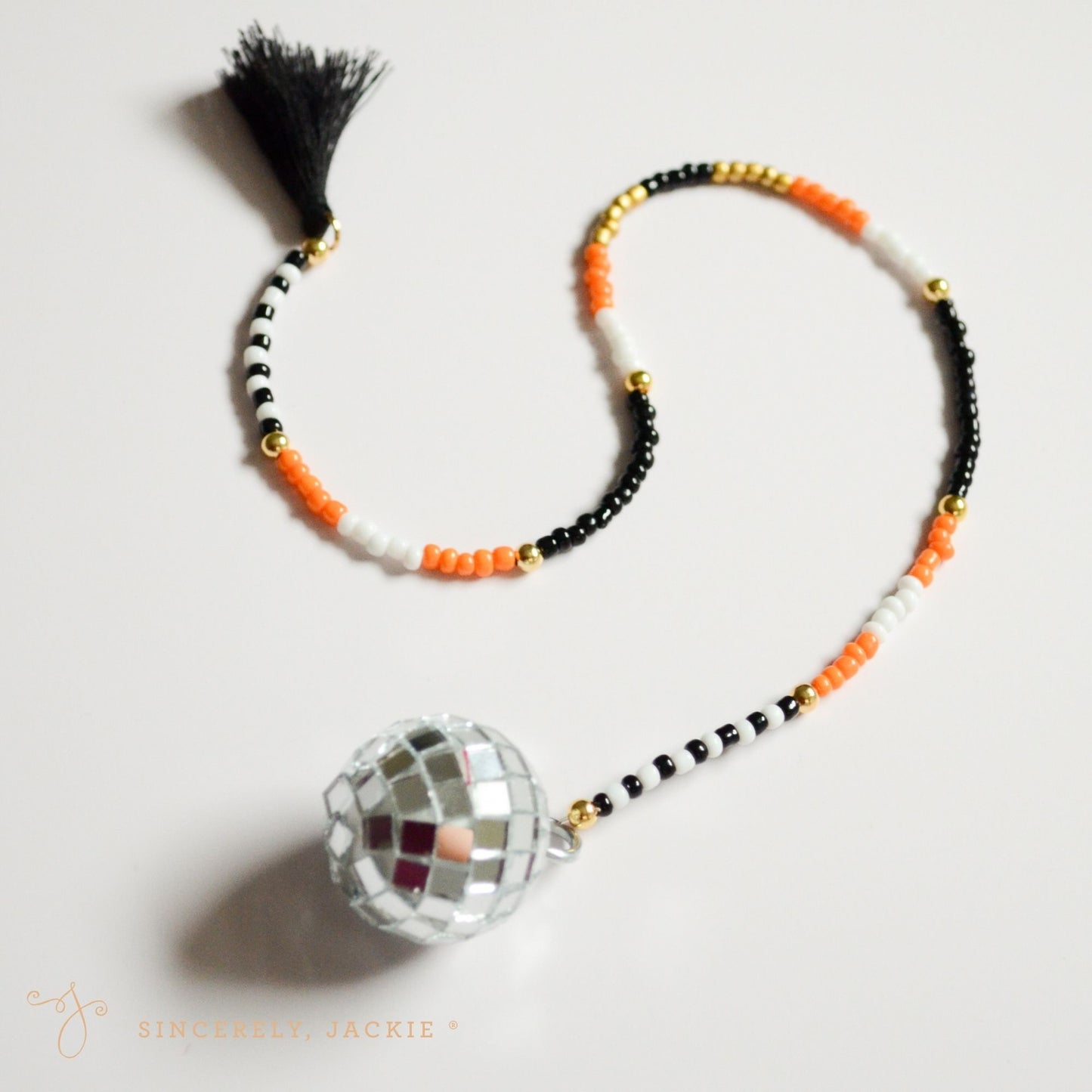 Halloween Beaded Car Disco Charm
