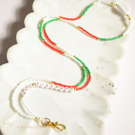 NEW! Christmas Badge Lanyard