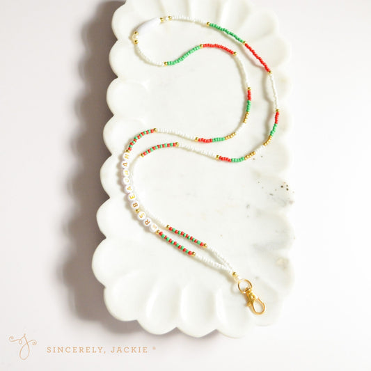 NEW! Christmas Badge Lanyard