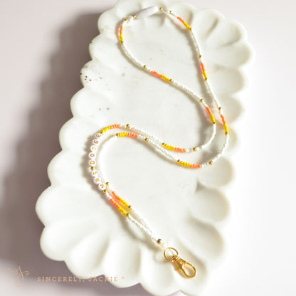 Candy Corn Badge Lanyard