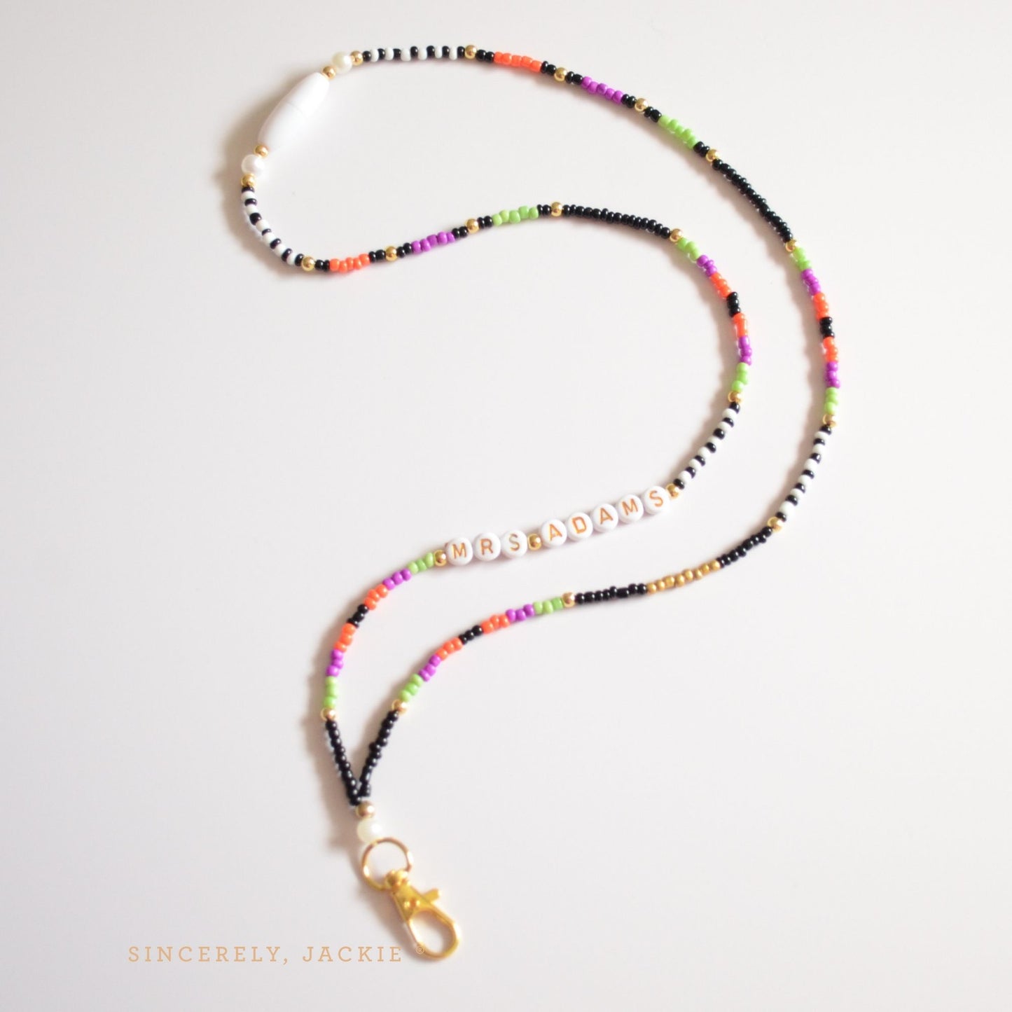 Halloween Badge Lanyard