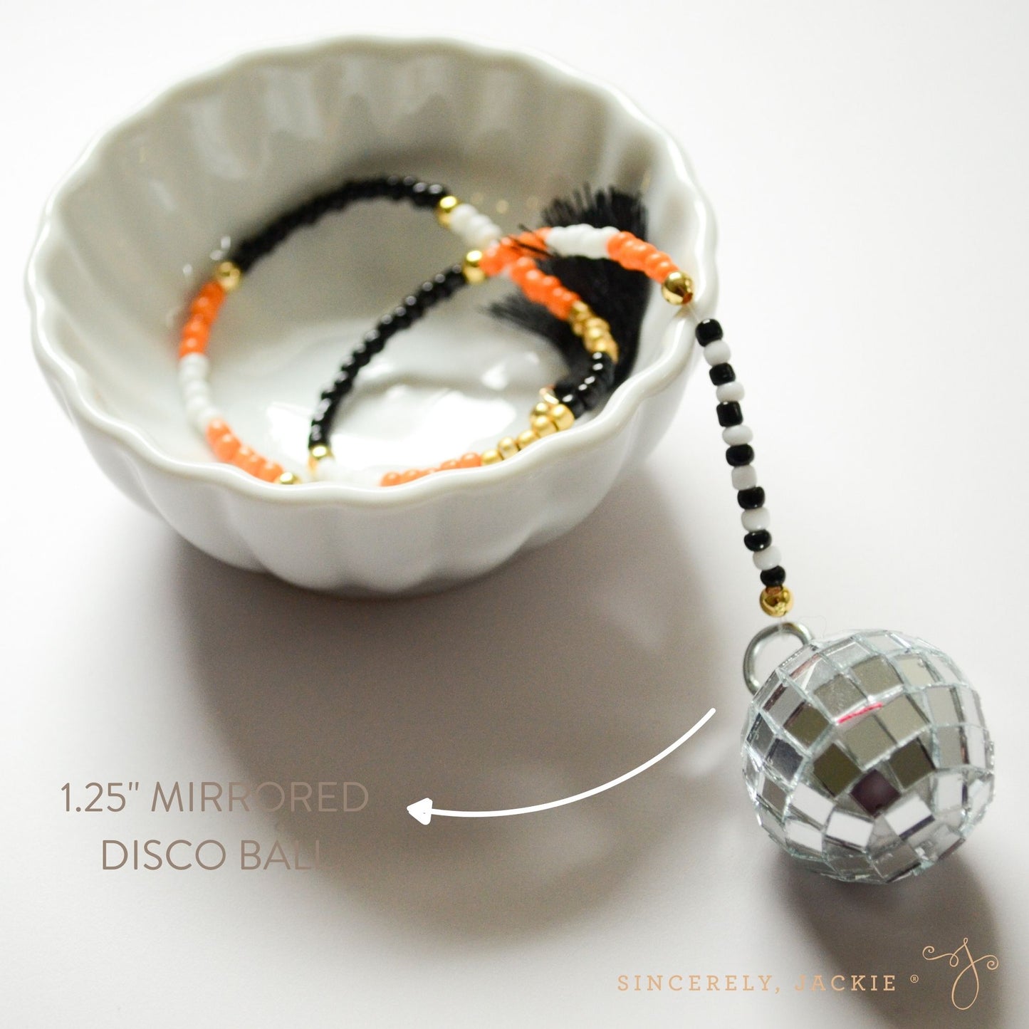 Halloween Beaded Car Disco Charm