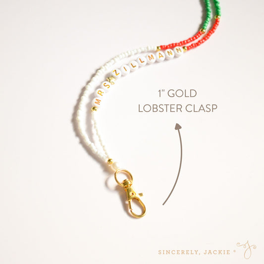 NEW! Christmas Badge Lanyard