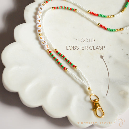 NEW! Christmas Badge Lanyard