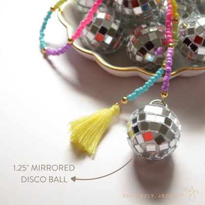 Beaded Car Disco Charm