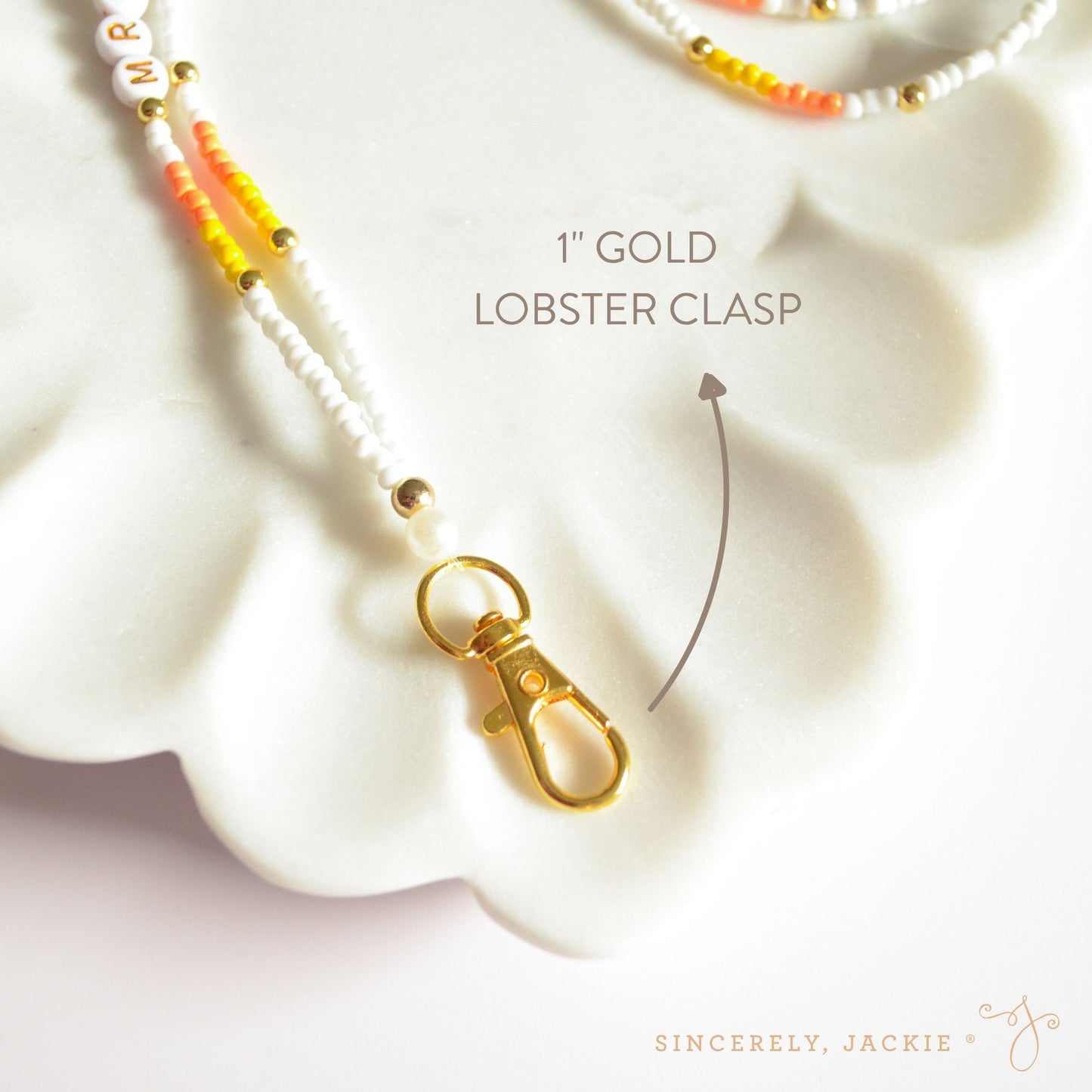 Candy Corn Badge Lanyard