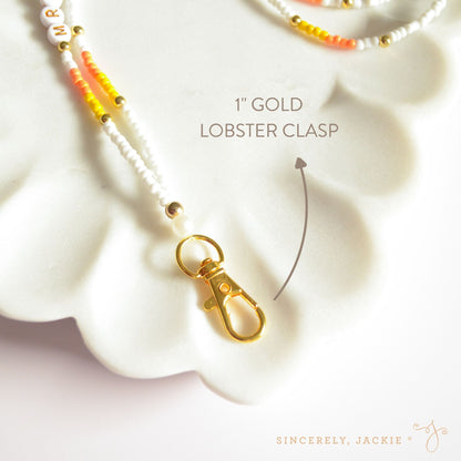 Candy Corn Badge Lanyard