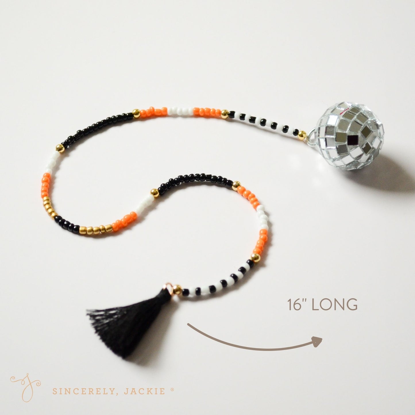 Halloween Beaded Car Disco Charm