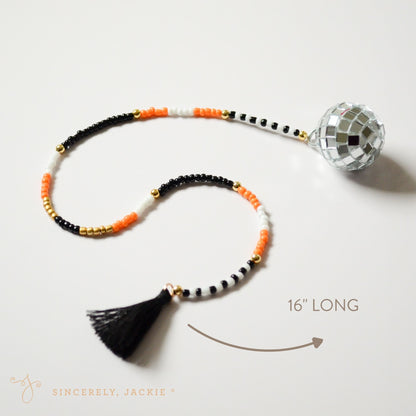 Halloween Beaded Car Disco Charm