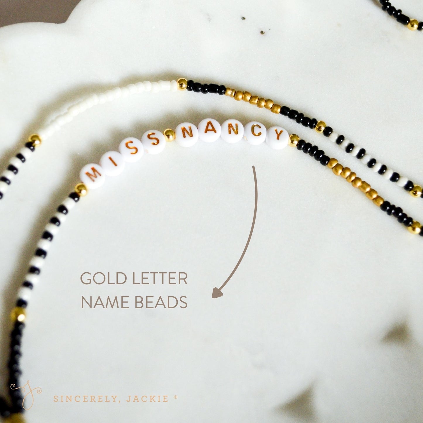 Black + Gold Badge Lanyard
