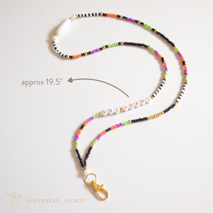 Halloween Badge Lanyard