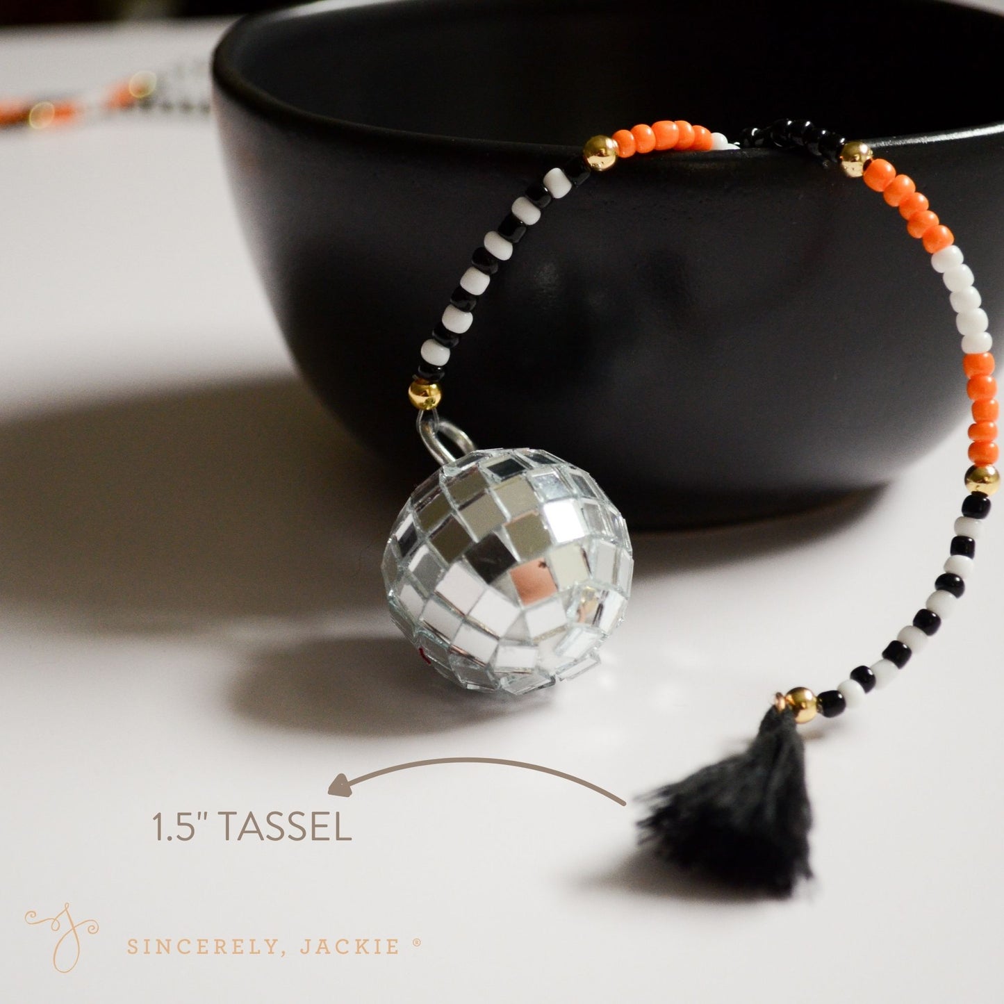 Halloween Beaded Car Disco Charm