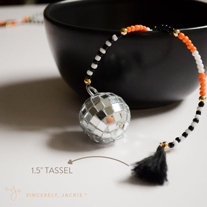 Halloween Beaded Car Disco Charm