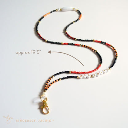 Halloween Badge Lanyard