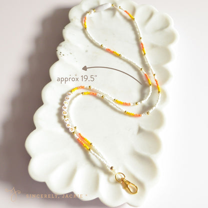 Candy Corn Badge Lanyard
