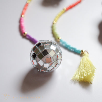 Beaded Car Disco Charm