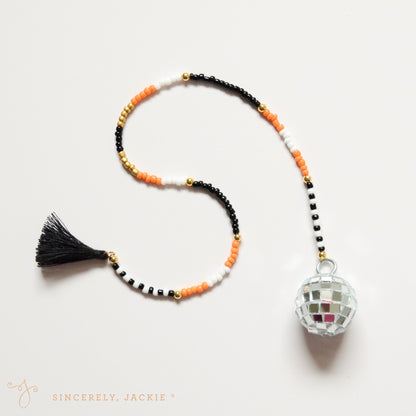 Halloween Beaded Car Disco Charm