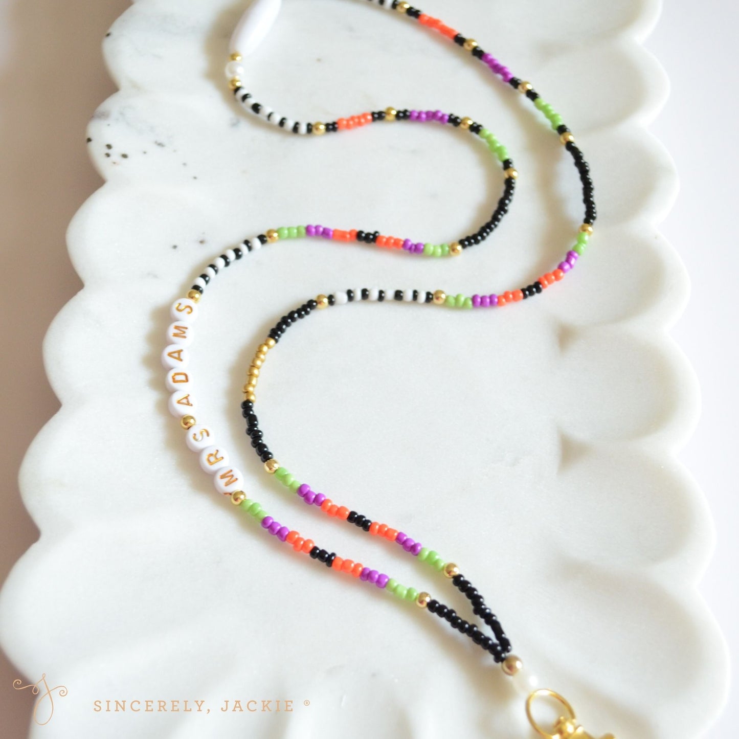 Halloween Badge Lanyard