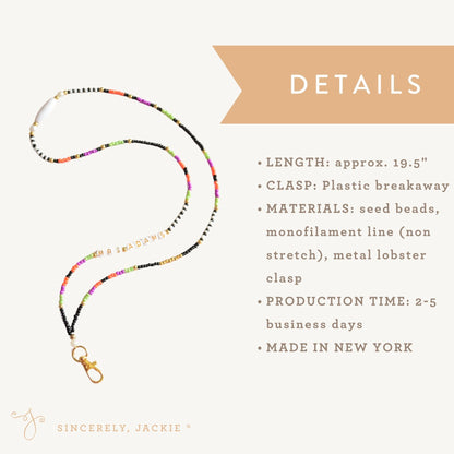 Halloween Badge Lanyard