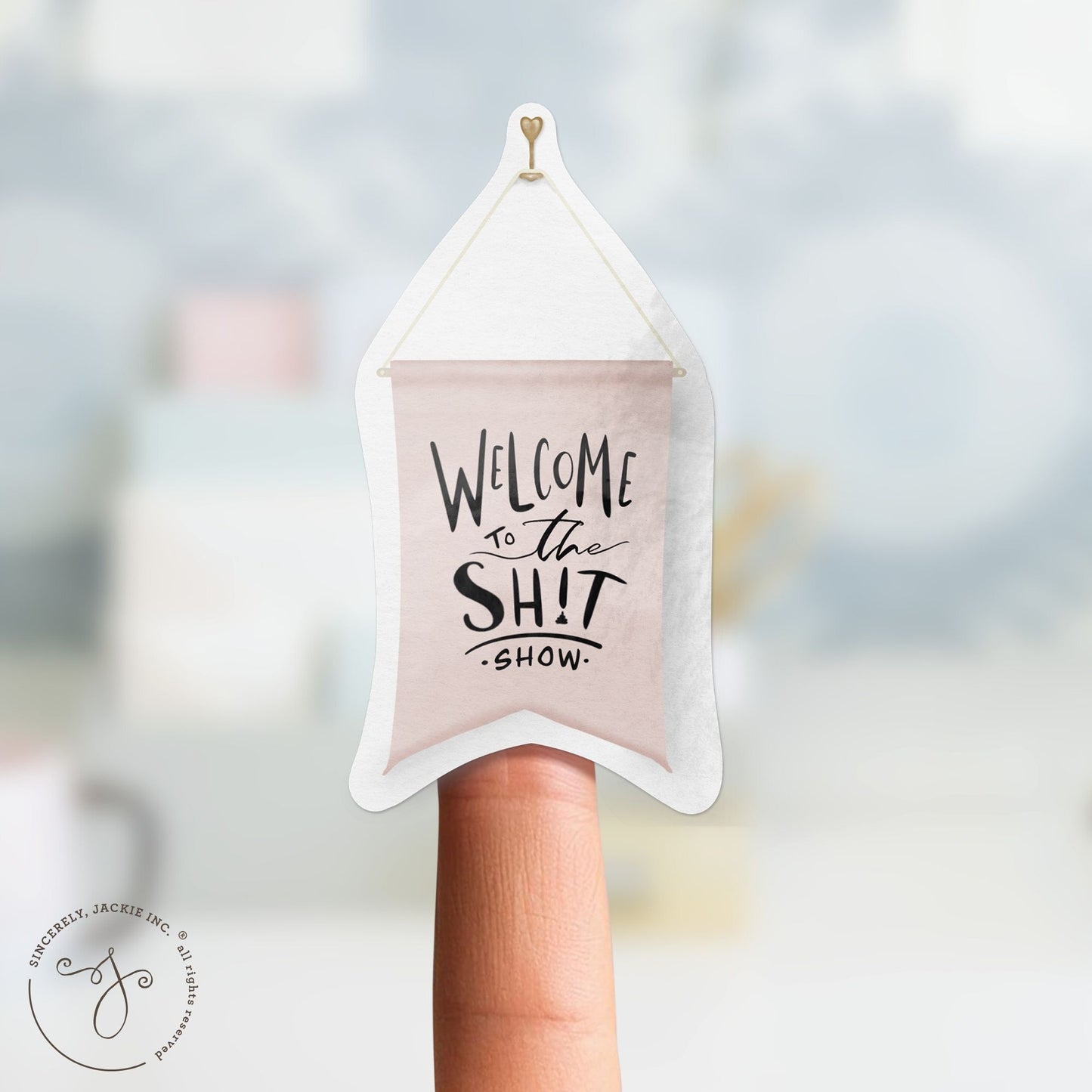 Shit Show Banner Decal Sticker