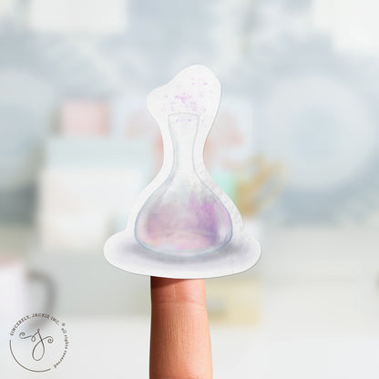 Purple Potion Bottle Decal Sticker