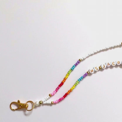 Rainbow Cloud Badge Lanyard